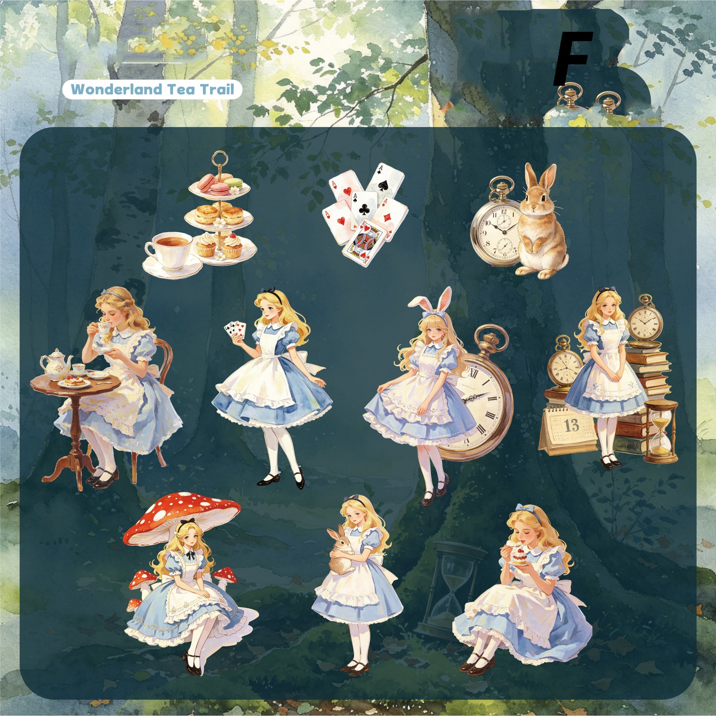 Dream Fantasy Nursery Rhyme Sticker 10pcs