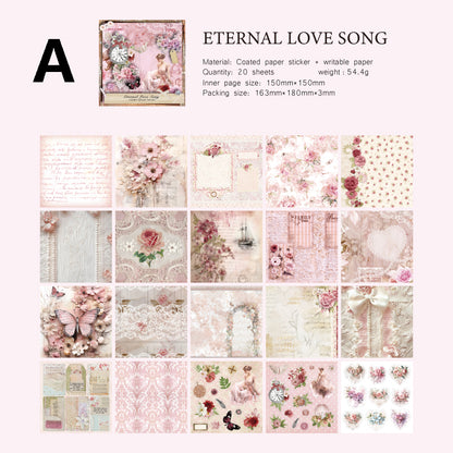 Dream Garden Series Sticker 20pcs