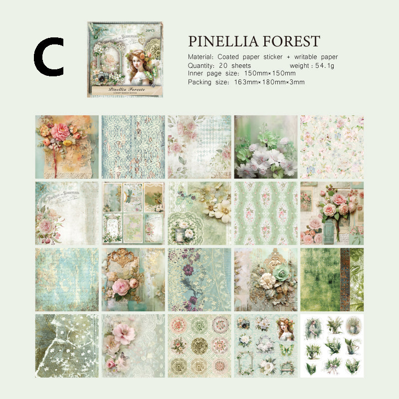 Dream Garden Series Sticker 20pcs