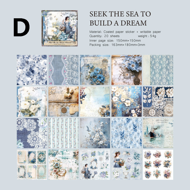 Dream Garden Series Sticker 20pcs