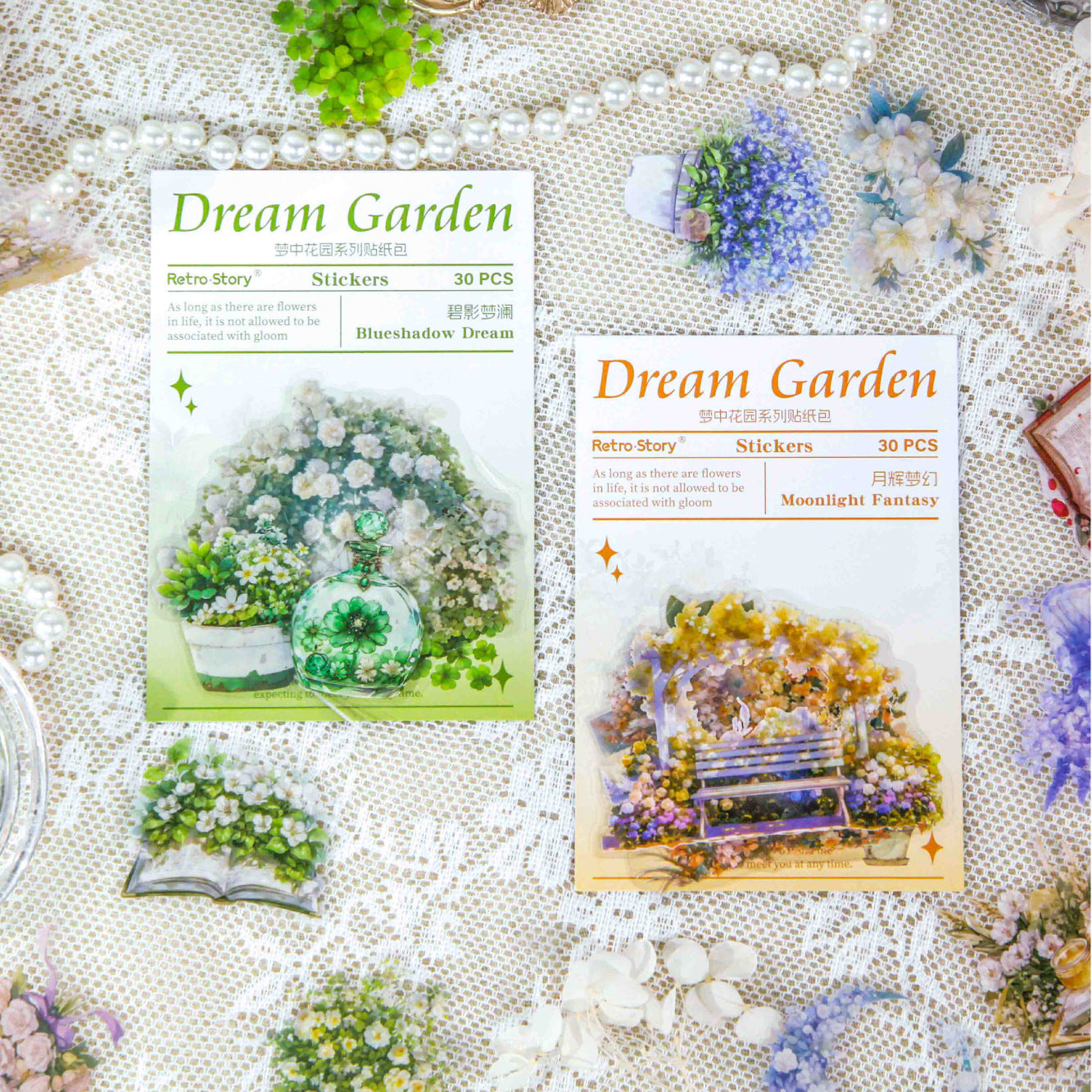 Dream Garden Stickers 30pcs