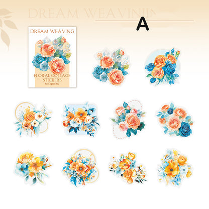 Dream Weaving Floral Stickers 20pcs