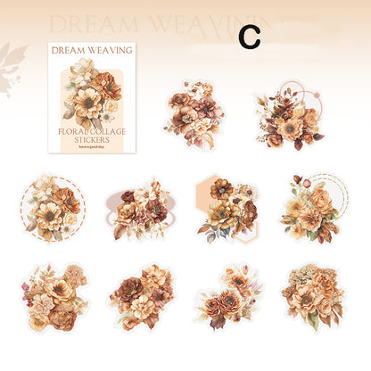 Dream Weaving Floral Stickers 20pcs