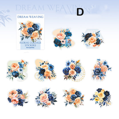 Dream Weaving Floral Stickers 20pcs