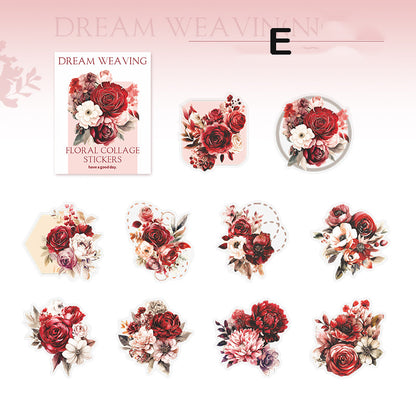 Dream Weaving Floral Stickers 20pcs