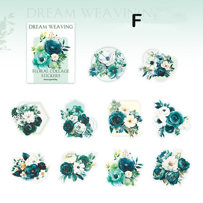 Dream Weaving Floral Stickers 20pcs