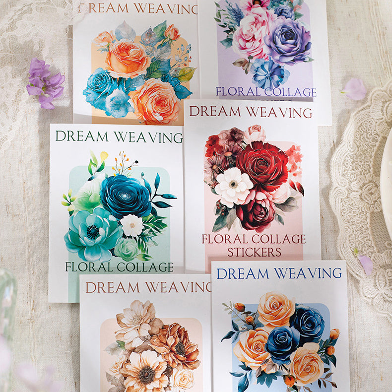 Dream Weaving Floral Stickers 20pcs