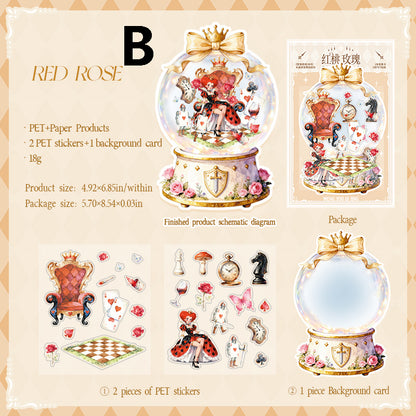 Dreaming in Wonderland Sticker 2pcs