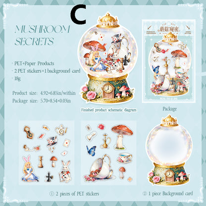 Dreaming in Wonderland Sticker 2pcs