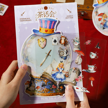 Dreaming in Wonderland Sticker 2pcs