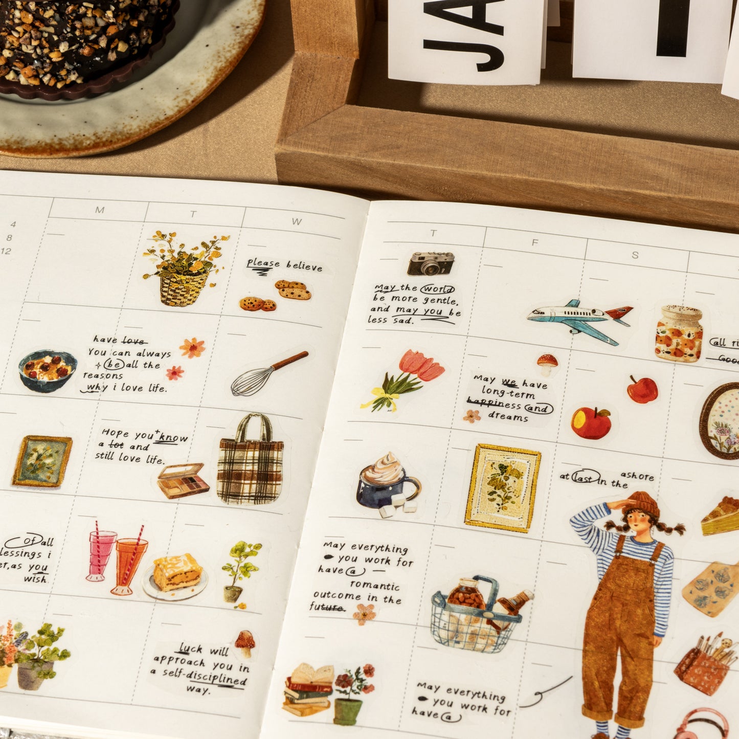 Dream pursuit life Sticker 20pcs