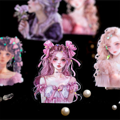 Dreamy Ballad Girl Stickers 10pcs