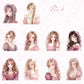 Dreamy Ballad Girl Stickers 10pcs