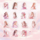 Dreamy Girl Stickers 30pcs