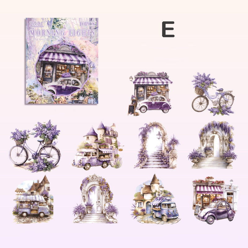 Elegant House Stickers 10pcs