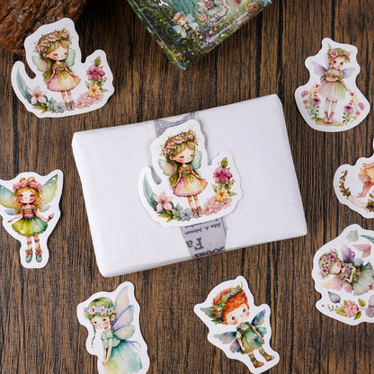 Elf Among Flowers Stickers 46pcs