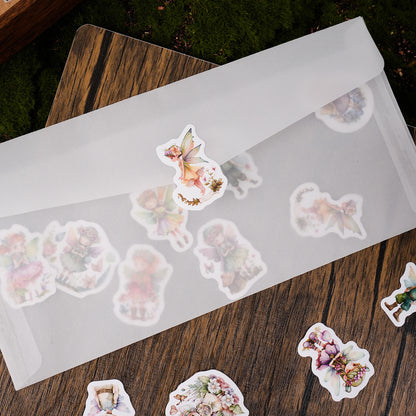 Elf Among Flowers Stickers 46pcs