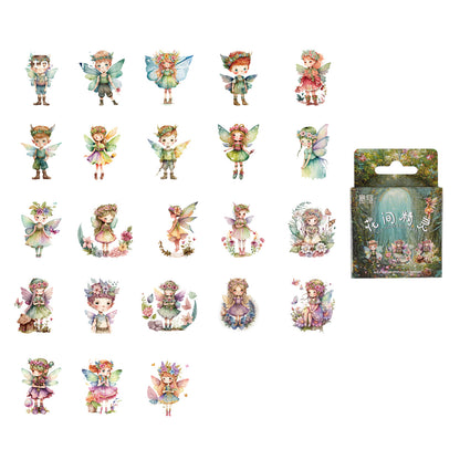 Elf Among Flowers Stickers 46pcs