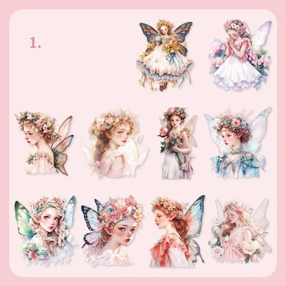 Elf Girl Stickers 20pcs