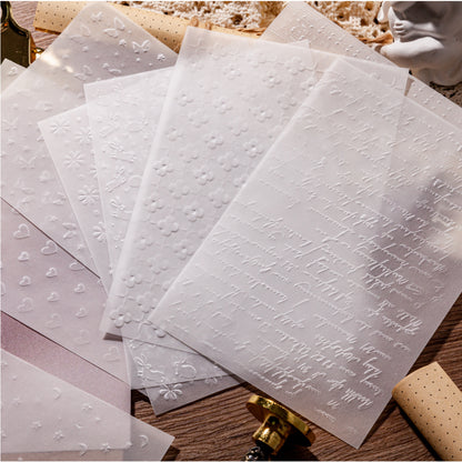 Embossed Sulfate Paper 10pcs