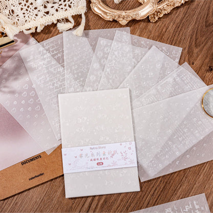 Embossed Sulfate Paper 10pcs