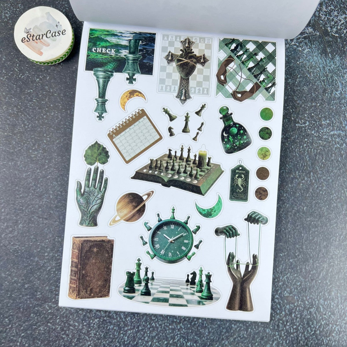 Emerald Spell Sticker Book