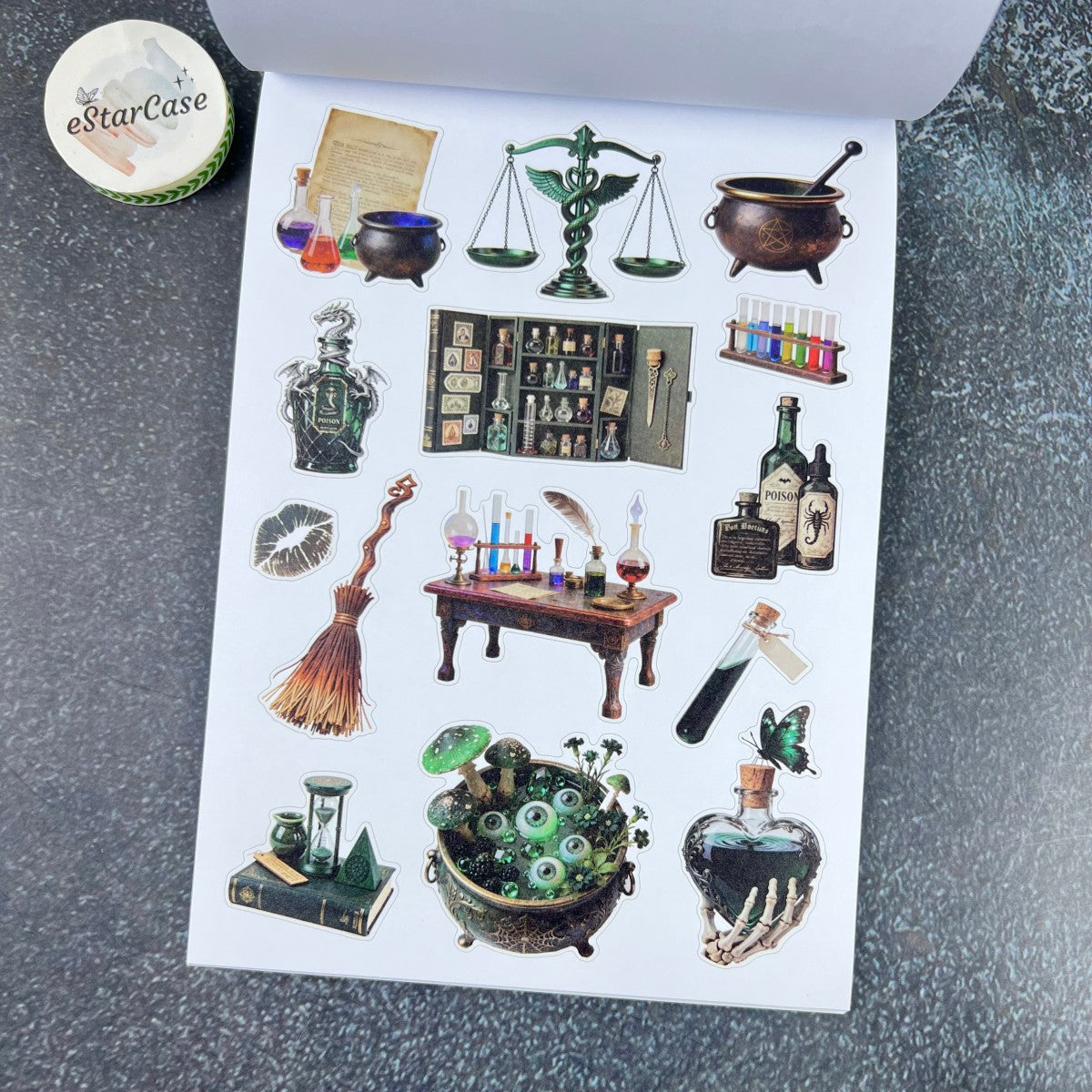 Emerald Spell Sticker Book