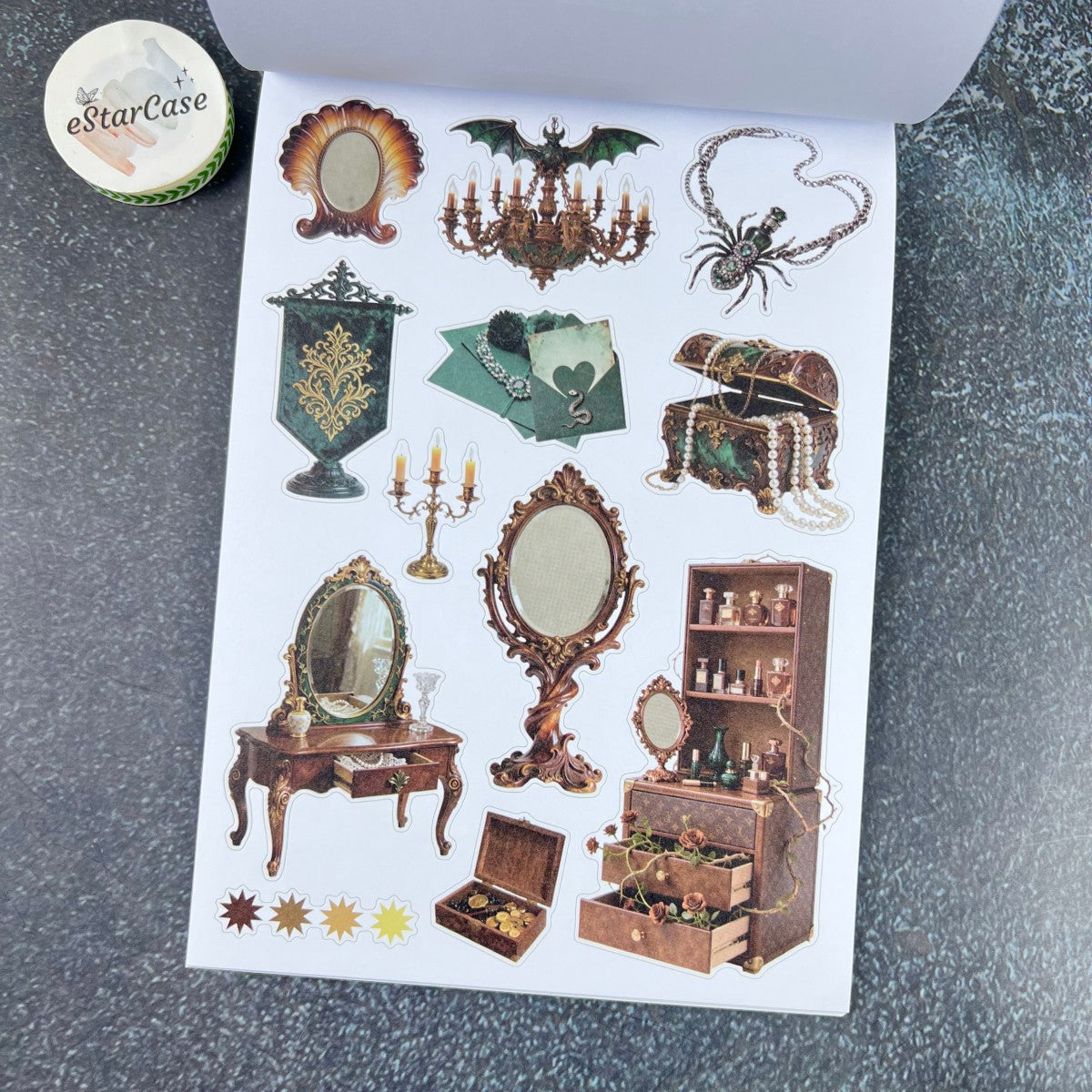 Emerald Spell Sticker Book