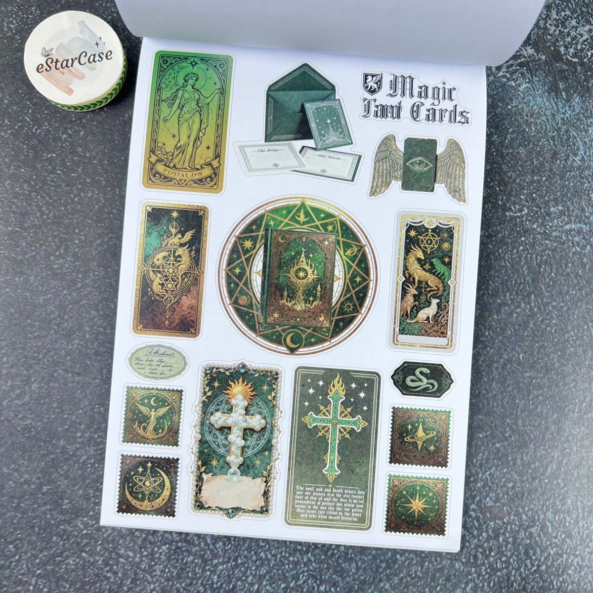 Emerald Spell Sticker Book