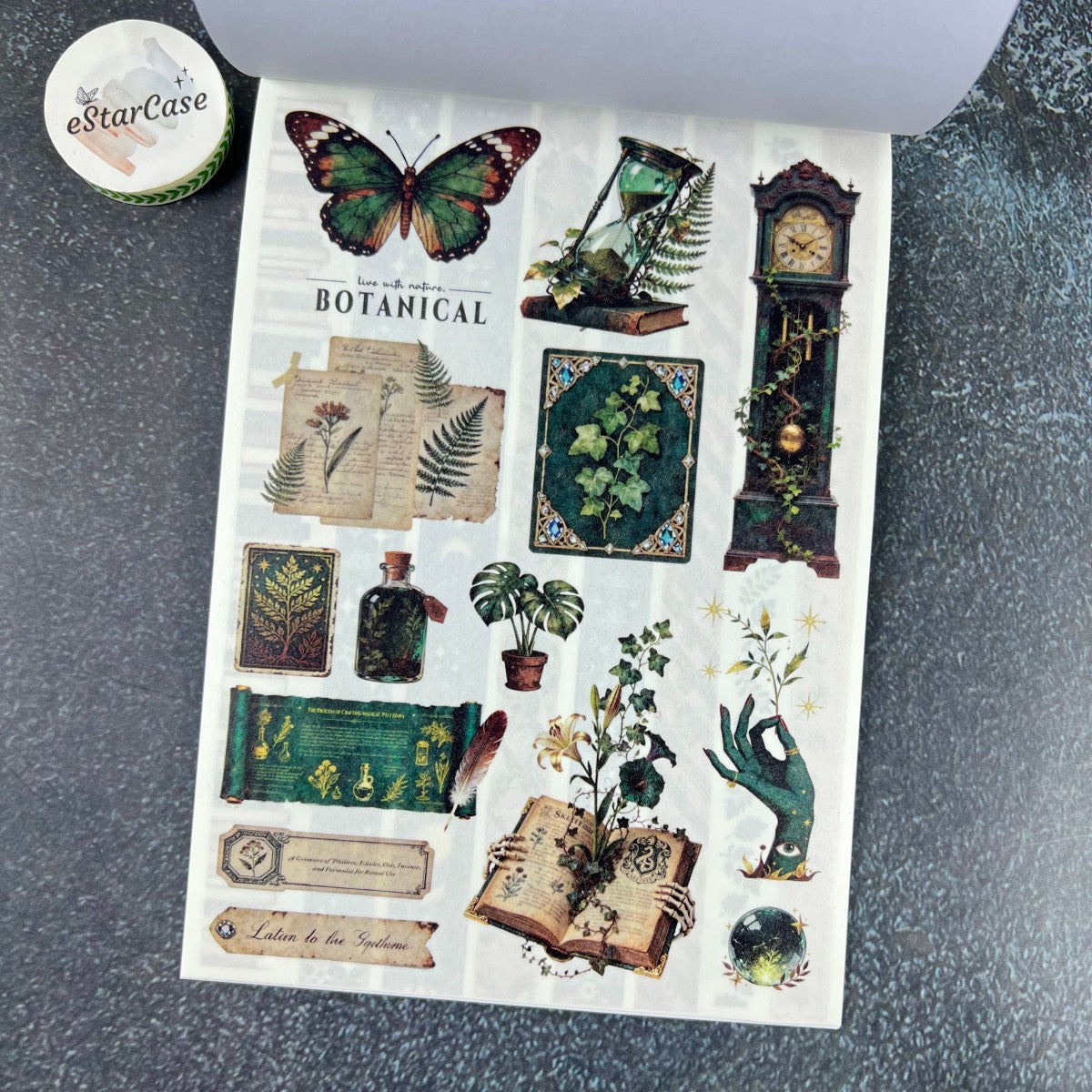 Emerald Spell Sticker Book