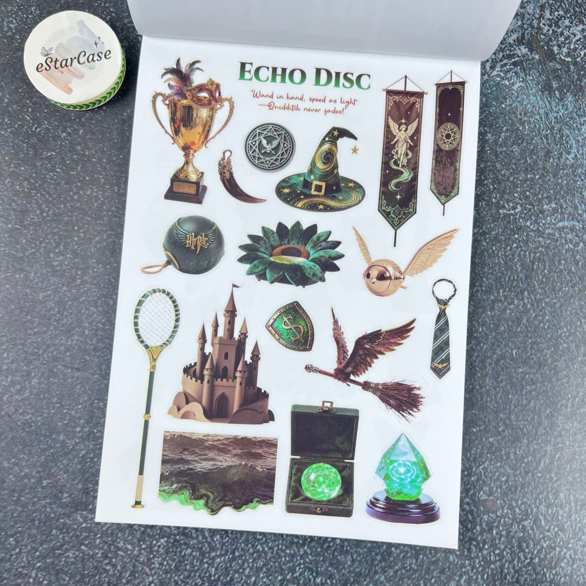 Emerald Spell Sticker Book