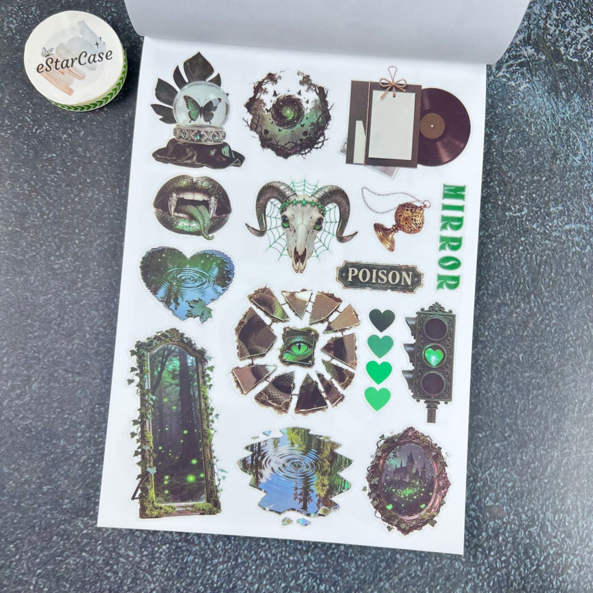 Emerald Spell Sticker Book