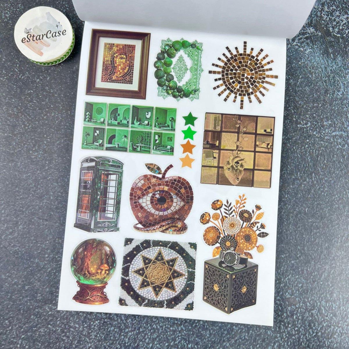 Emerald Spell Sticker Book