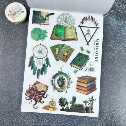 Emerald Spell Sticker Book