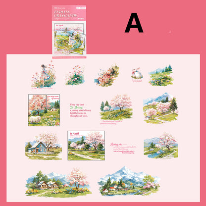 Endless Grasslands Sticker 15pcs