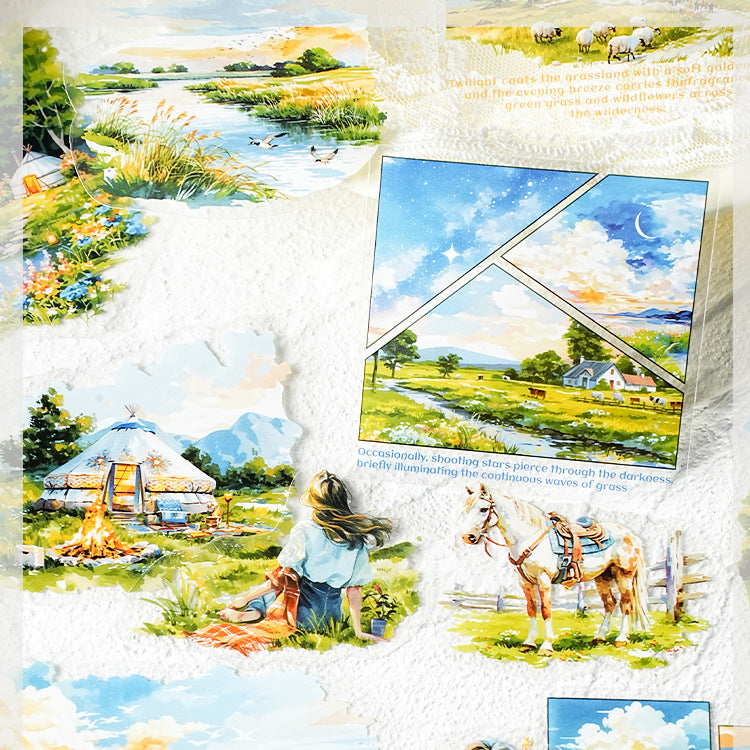 Endless Grasslands Sticker 15pcs