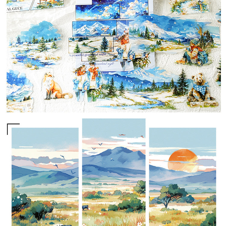 Endless Grasslands Sticker 15pcs