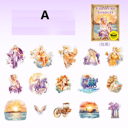European Goddesses Sticker 15pcs