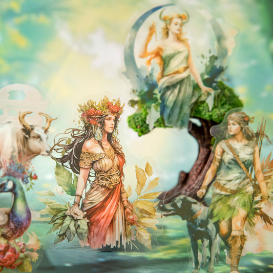 European Goddesses Sticker 15pcs