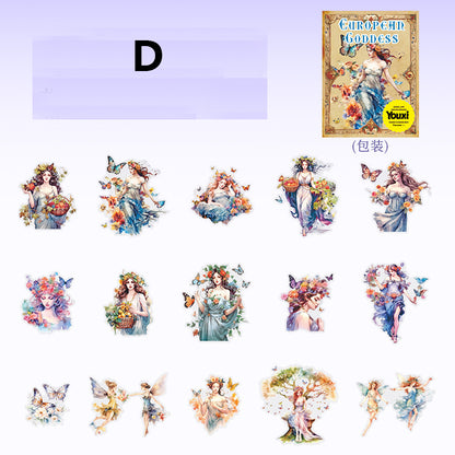 European Goddesses Sticker 15pcs