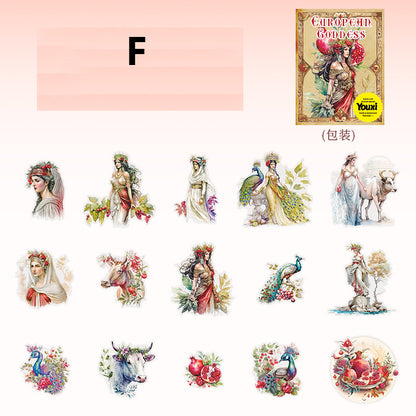 European Goddesses Sticker 15pcs