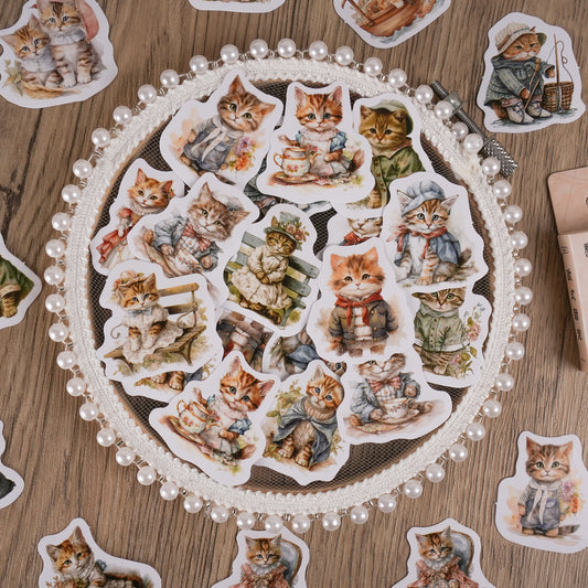 European Sweet Pet Stickers 46pcs