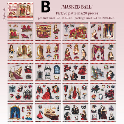 European Theatre Sticker 20pcs