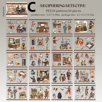 European Theatre Sticker 20pcs