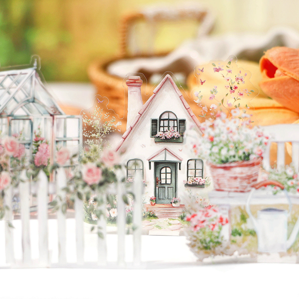 Flower Season Romance Sticker 10pcs