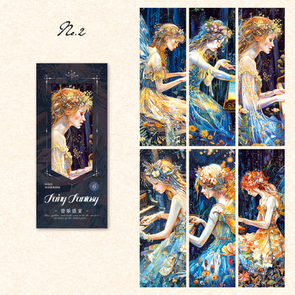 Fairy Fantasy Bookmark 6 pcs