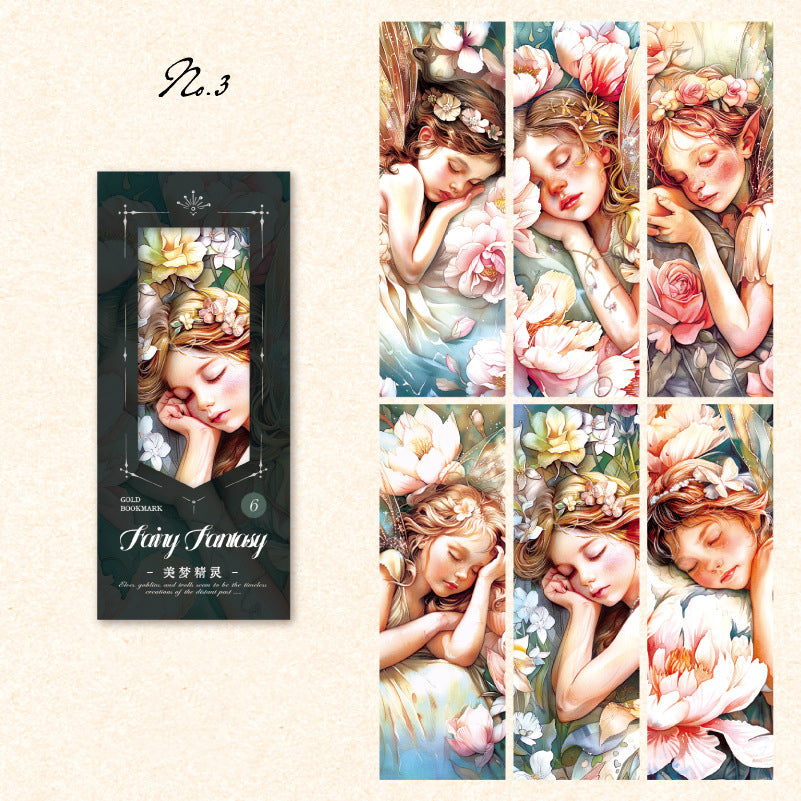 Fairy Fantasy Bookmark 6 pcs