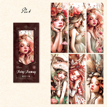 Fairy Fantasy Bookmark 6 pcs