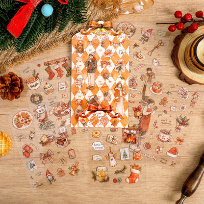 Fairy Tale Christmas Day Sticker 6pcs