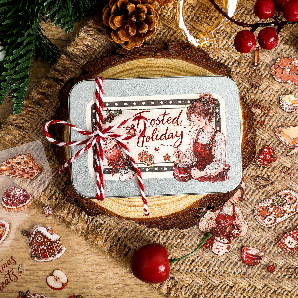 Fairy Tale Christmas Day Sticker 6pcs